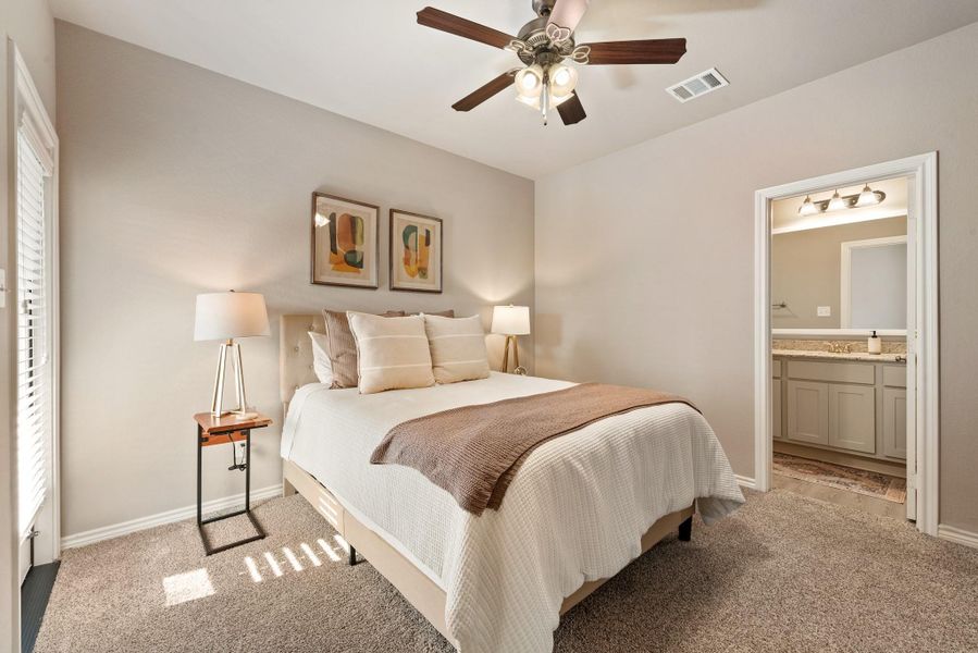 Furnished interior view inside a new home in , College Station (Image 6). Furnished interior view inside a new home in , College Station (Image 6).