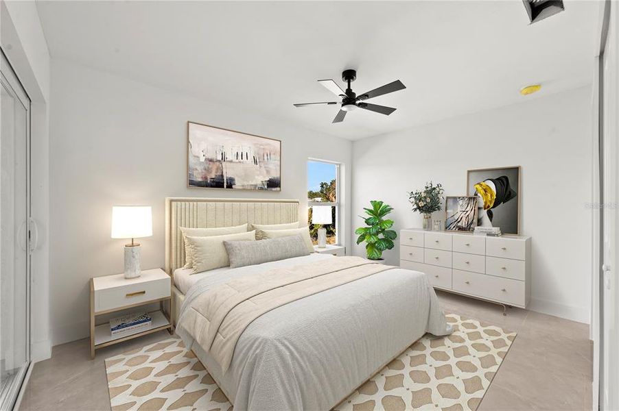Furnished interior view inside a new home in , Cape Coral (Image 12).
