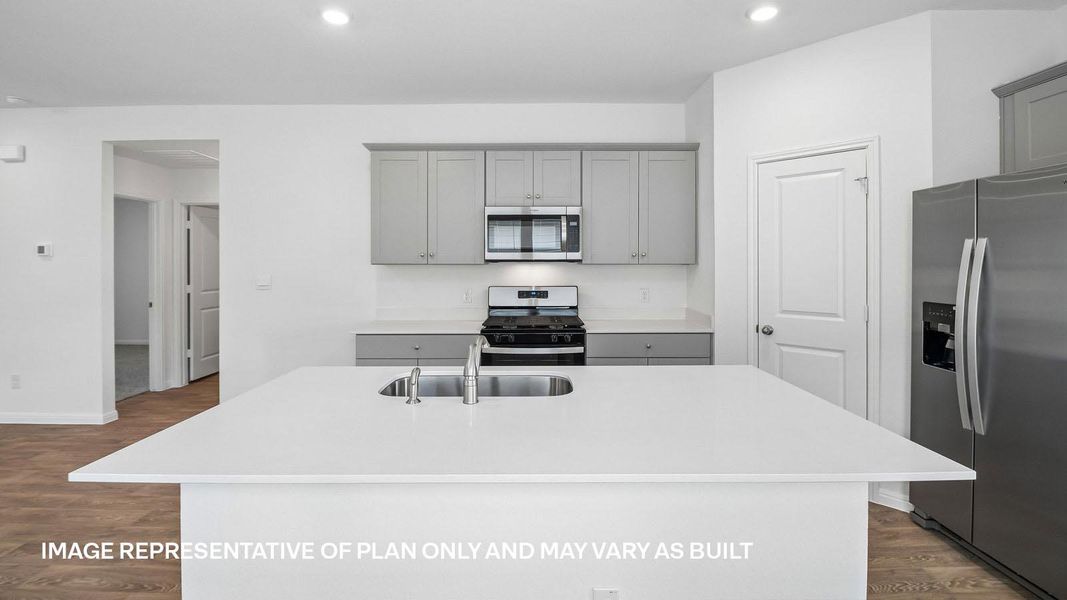 Furnished interior view inside a new home in Southgrove, Kyle (Image 6).
