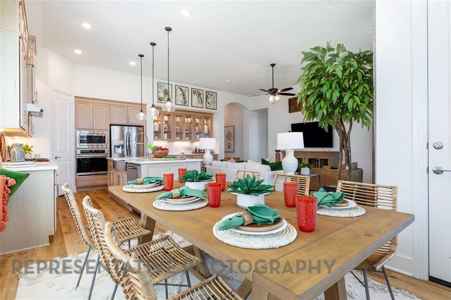 Furnished interior view inside a new home in Tavolo Park, Fort Worth (Image 14).