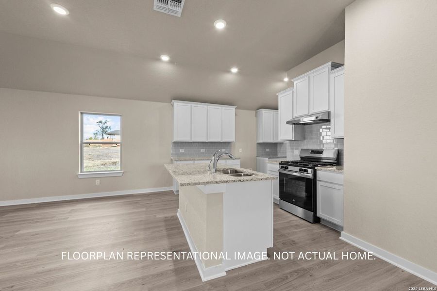 Furnished interior view inside a new home in Verano Farms, San Antonio (Image 7).