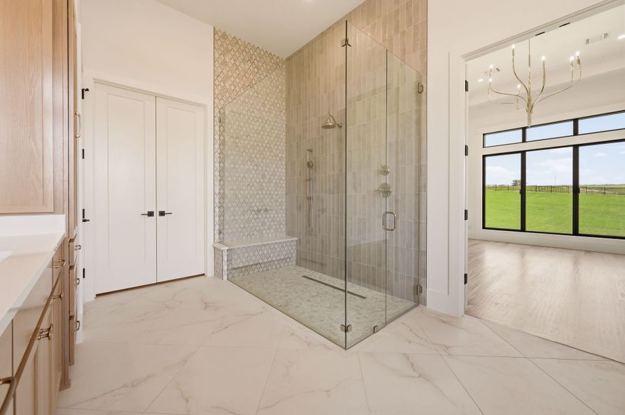 Furnished interior view inside a new home in Fleming Pointe, Fort Worth (Image 15).