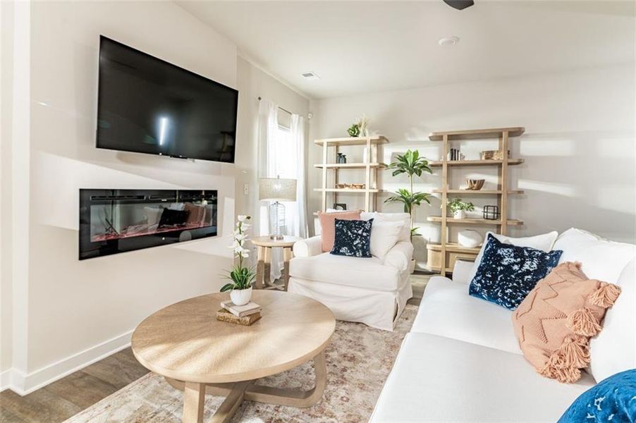 Furnished interior view inside a new home in Campground Crossing, McDonough (Image 18).