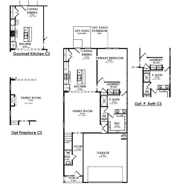 2,520sf New Home in Richlands, NC.  - Slide 3