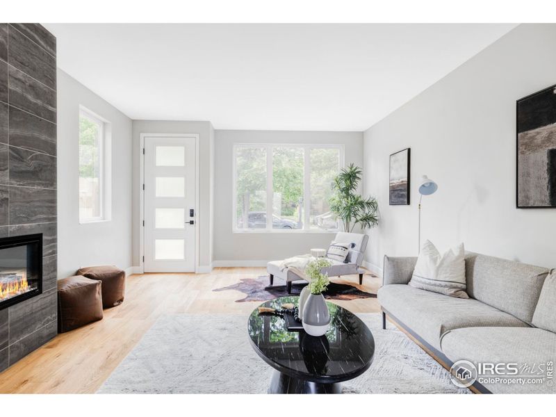 Furnished interior view inside a new home in , Denver (Image 7).