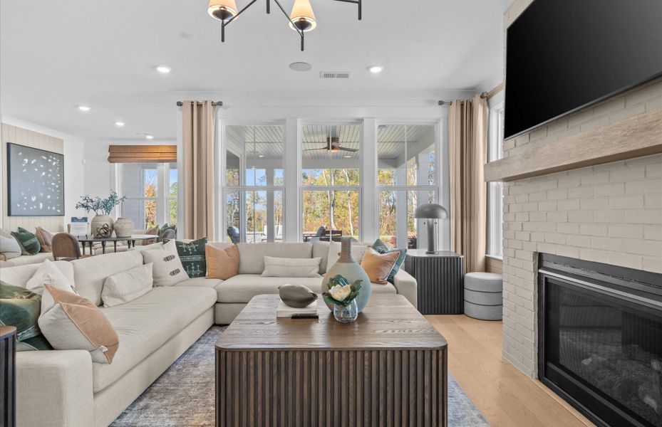 Representative furnished interior of a home built from the Mystique by Del Webb in Del Webb Southern Oaks, Newnan (Image 18).