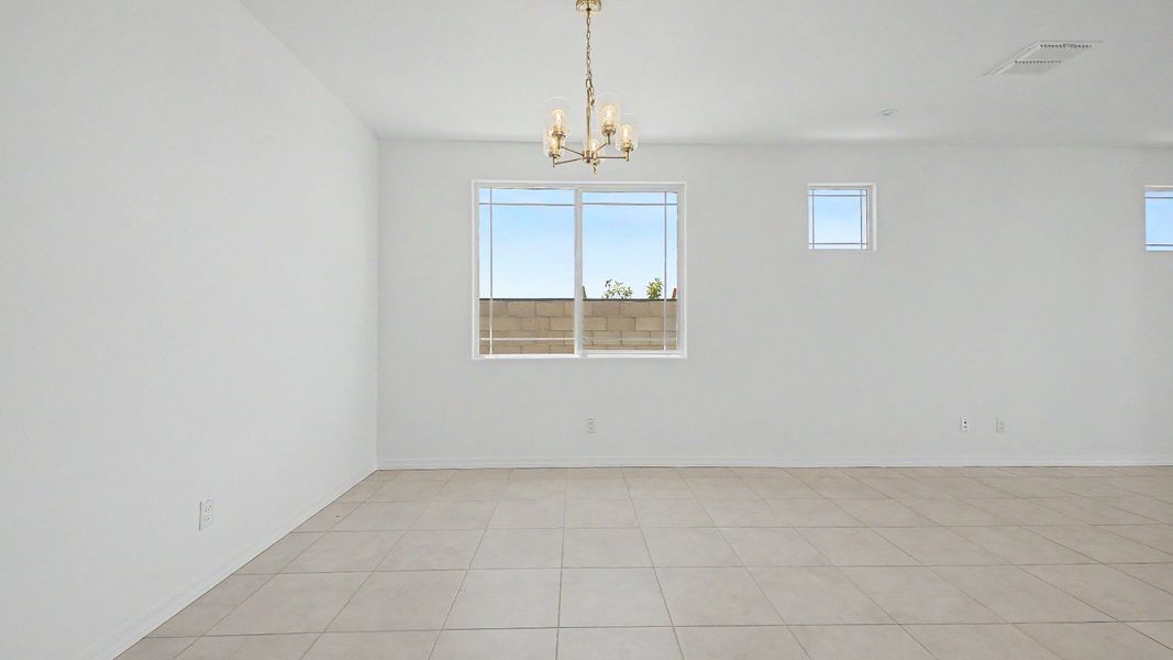 Furnished interior view inside a new home in Teravalis, Buckeye (Image 13). Furnished interior view inside a new home in Teravalis, Buckeye (Image 13).