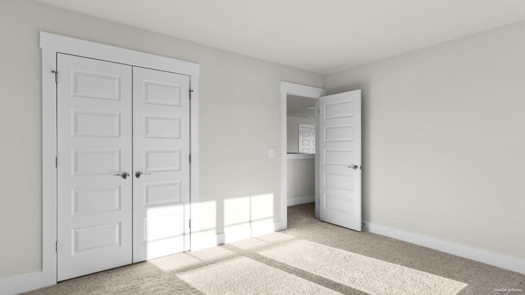 Spacious, unfurnished interior of a new home in The Haven at Indigo Preserve, Leland (Image 47).