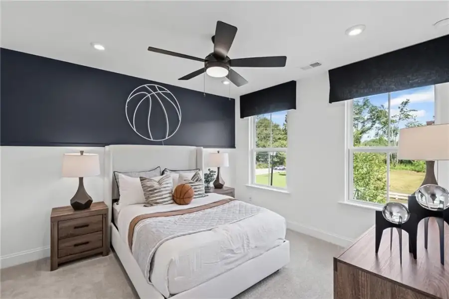 Furnished interior view inside a new home in Ashworth Estates, Powder Springs (Image 8).