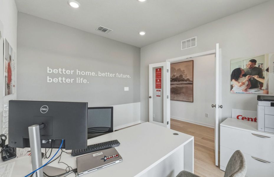 Representative furnished interior of a home built from the Hewitt by Centex in Vantage, San Marcos (Image 44).