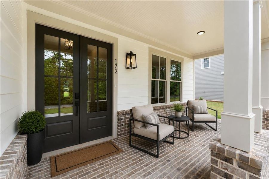 Exterior details and patio area of a home in , Waleska (Image 3).