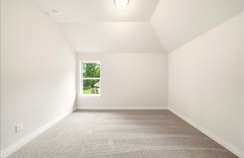 Spacious, unfurnished interior of a new home in Bridgeland 60′, Cypress (Image 39).