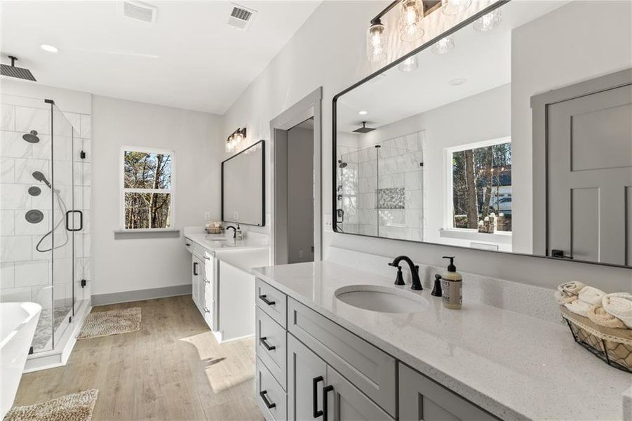 Furnished interior view inside a new home in , Talking Rock (Image 7).