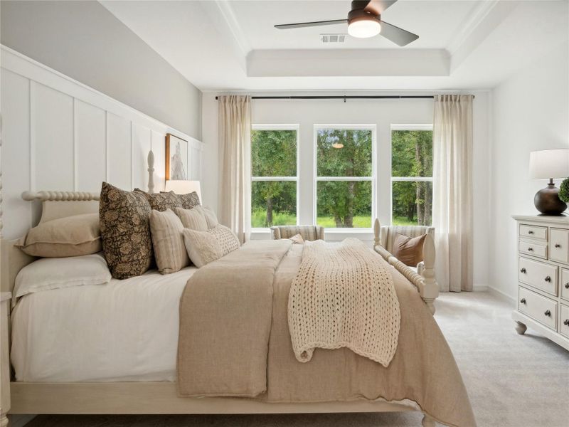 Spacious primary suite (*Photo not of actual home and used for illustration purposes only.) Spacious primary suite (*Photo not of actual home and used for illustration purposes only.)