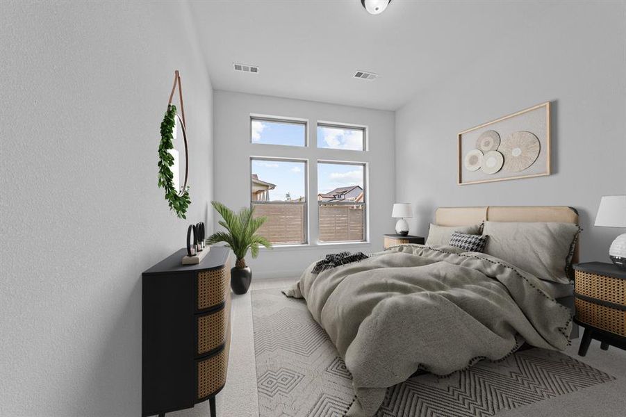 Furnished interior view inside a new home in Treeline, Justin (Image 8).
