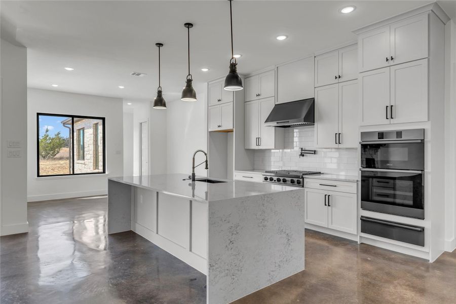 Furnished interior view inside a new home in , Briggs (Image 6).