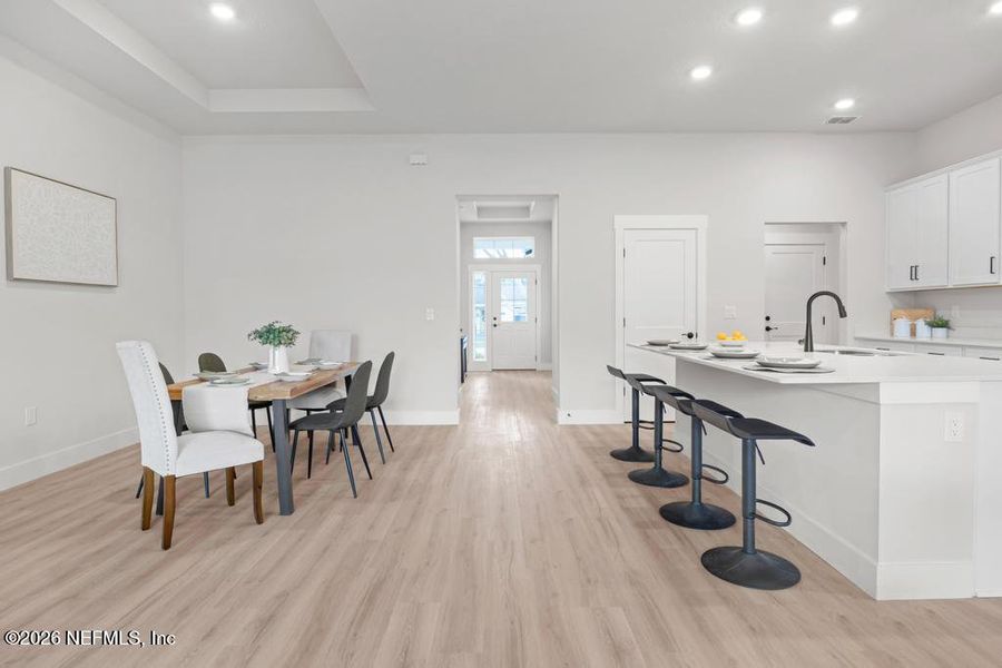 Furnished interior view inside a new home in , Jacksonville (Image 8).