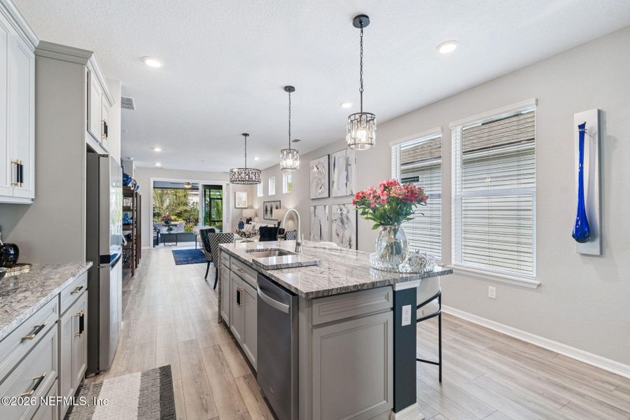 Furnished interior view inside a new home in , St. Augustine (Image 59).