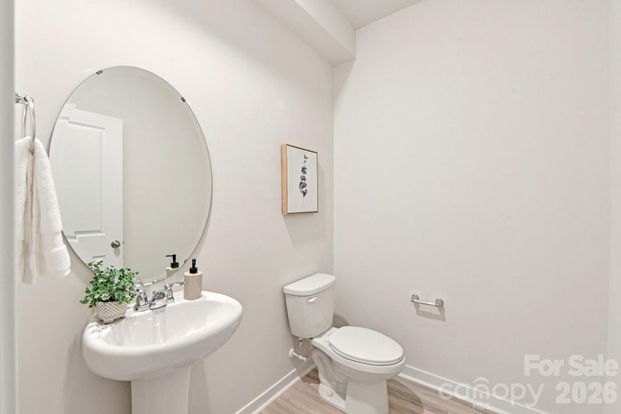 Furnished interior view inside a new home in The Hamptons at Hickory, Hickory (Image 12).