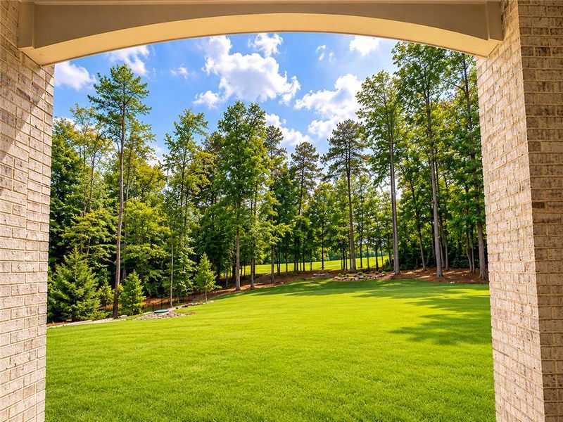 Exterior details and patio area of a home in , Alpharetta (Image 23).