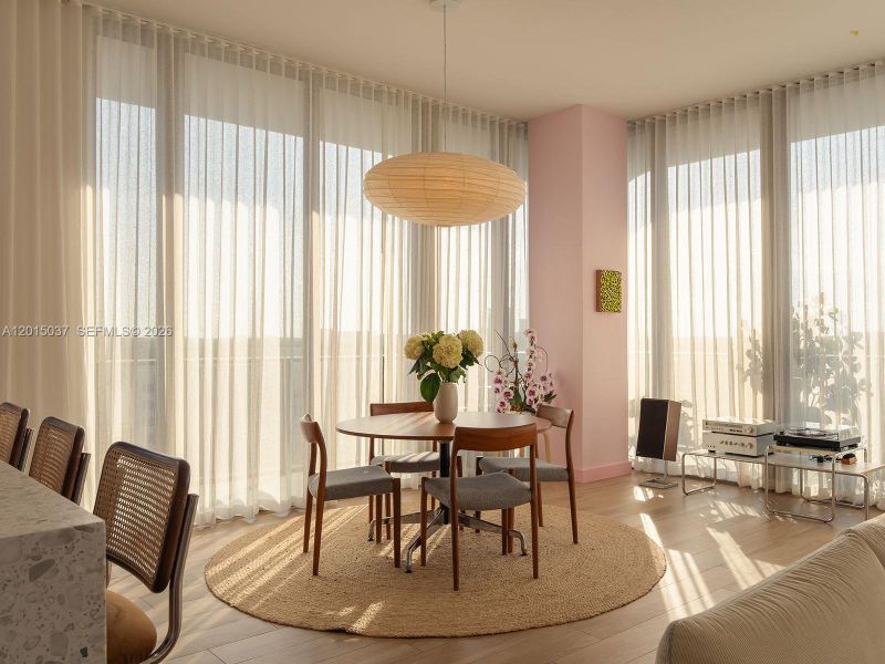 Furnished interior view inside a new home in , Miami (Image 19).