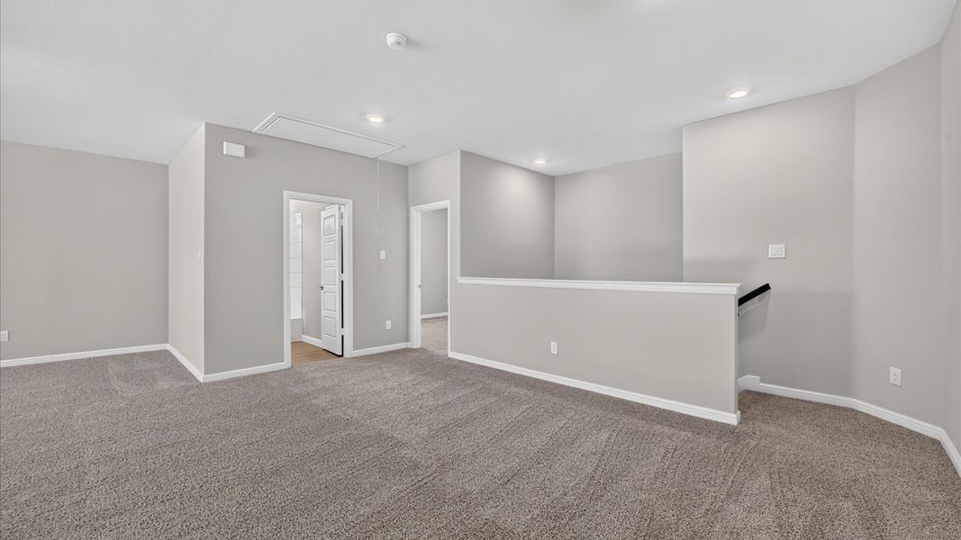 Representative unfurnished interior of a home built from the The Palm by D.R. Horton in Morningstar, Aledo (Image 29). Representative unfurnished interior of a home built from the The Palm by D.R. Horton in Morningstar, Aledo (Image 29).