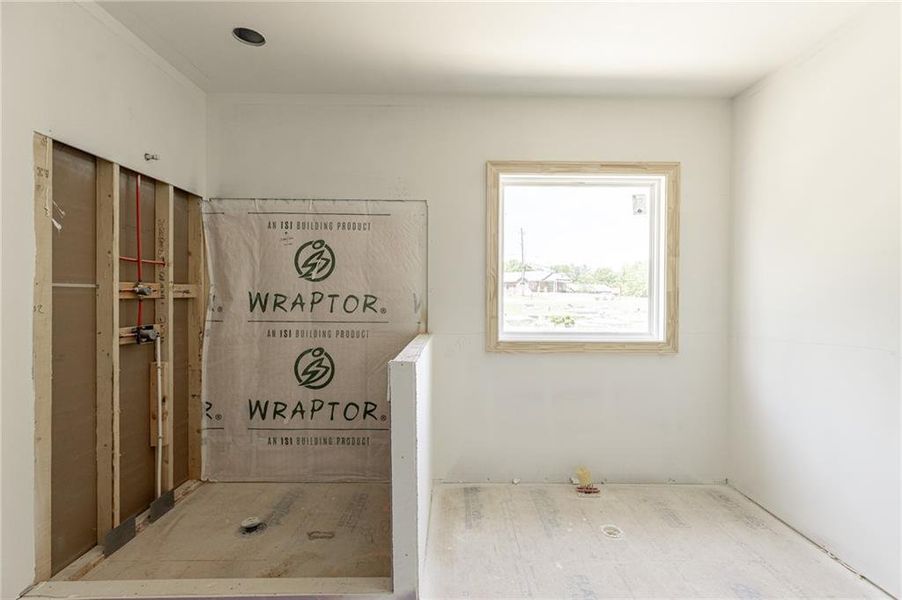 In-progress construction of a new home in , Buford, GA (Image 40).