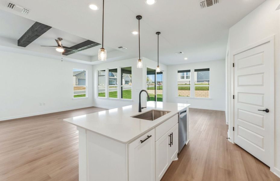 Representative furnished interior of a home built from the Mystique by Del Webb in Del Webb Sonoma Verde, Rockwall (Image 5).