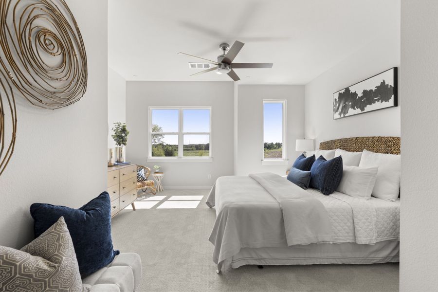 Furnished interior view inside a new home in Ten Mile Creek, Celina (Image 14).