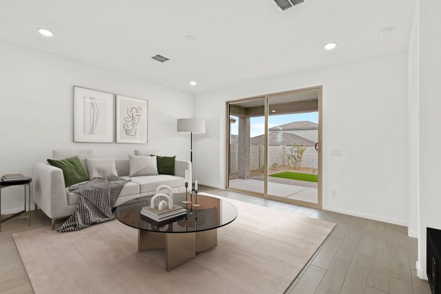 Furnished interior view inside a new home in Blackhawk, Tucson (Image 4).