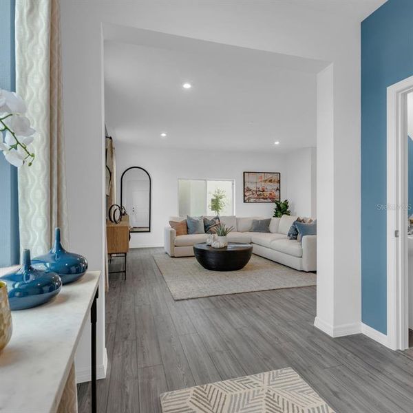 Furnished interior view inside a new home in Avalon Park Tavares Single Family Homes, Tavares (Image 19).