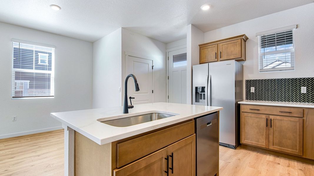 Furnished interior view inside a new home in Horizon Uptown, Aurora (Image 8).