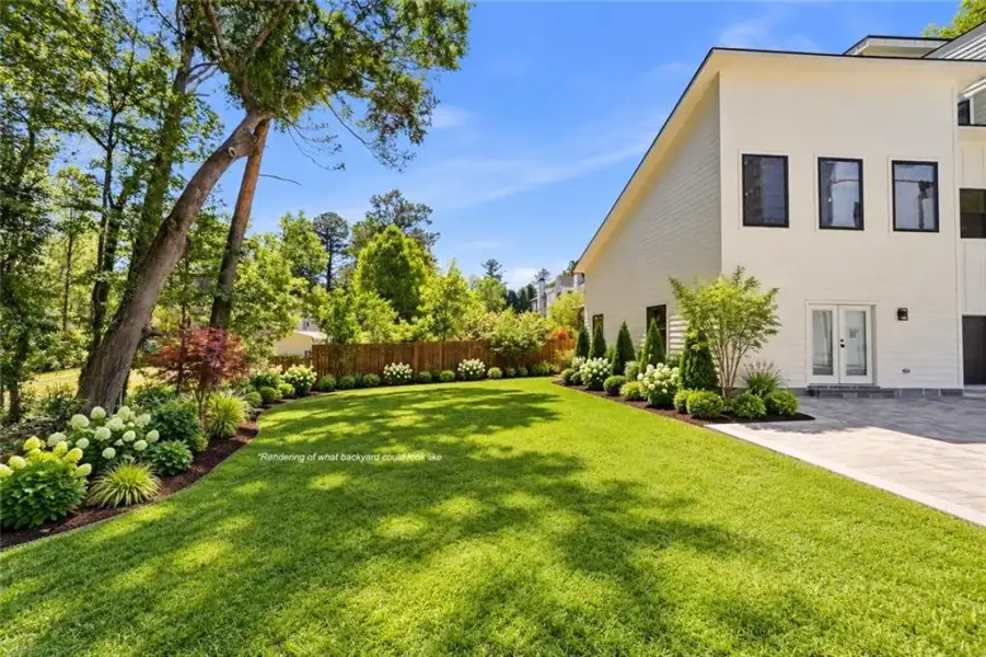 Exterior details and patio area of a home in , Roswell (Image 4).