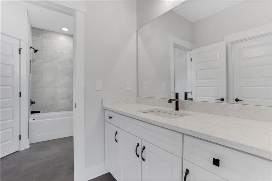 Furnished interior view inside a new home in Arbor West, Dawsonville (Image 17).