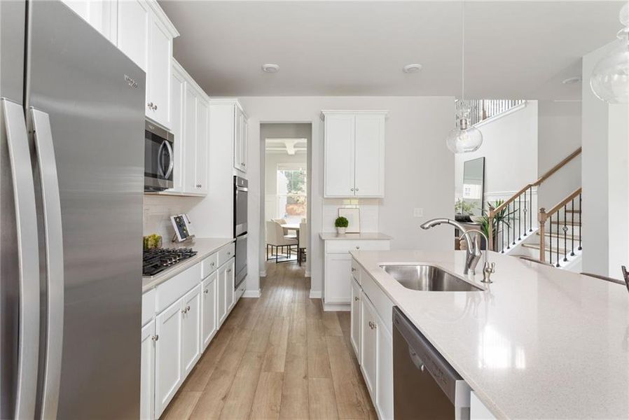 Furnished interior view inside a new home in Twin Shoals, Atlanta (Image 16).