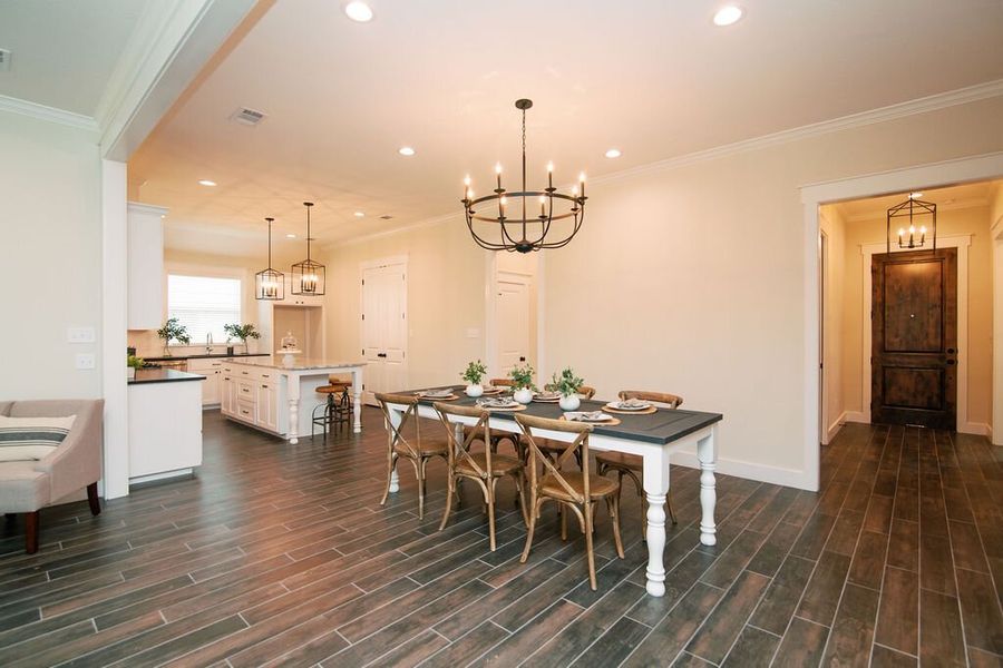 Representative furnished interior of a home built from the The Ashley by Reece Homes in Harvest Meadows, Bryan (Image 9).