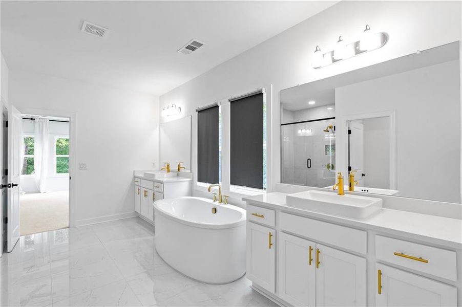 Furnished interior view inside a new home in , Marietta (Image 7).