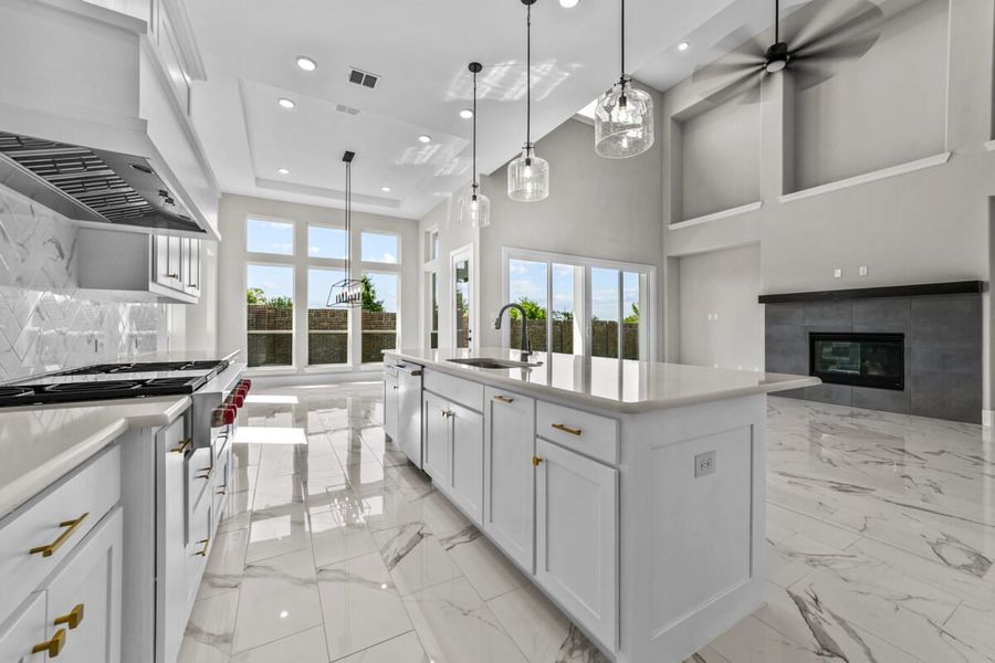 Representative furnished interior of a home built from the Venetian by Landon Homes in Lexington Frisco, Frisco (Image 7). Representative furnished interior of a home built from the Venetian by Landon Homes in Lexington Frisco, Frisco (Image 7).