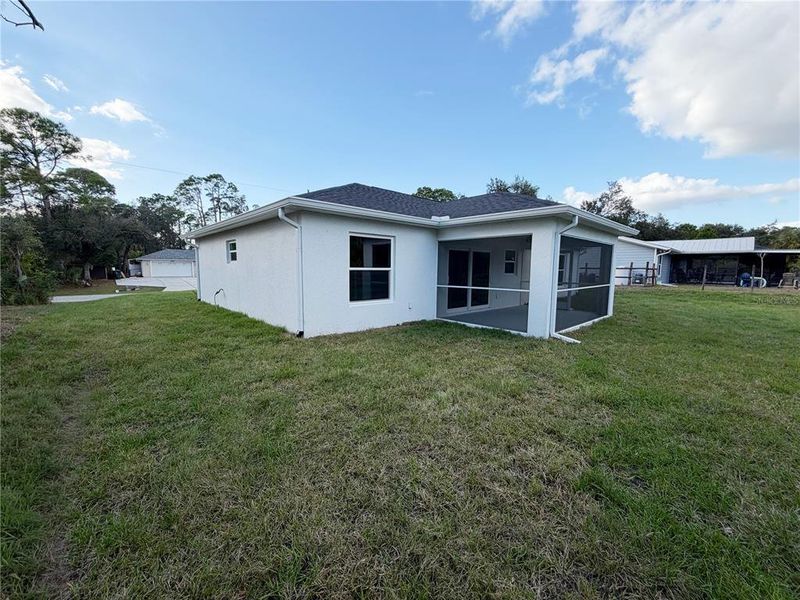 Exterior details and patio area of a home in , North Port (Image 22). Exterior details and patio area of a home in , North Port (Image 22).