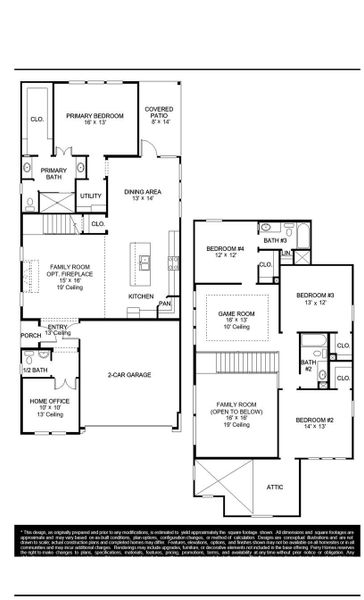 2D floor plan layout of this home in Easton Park, Austin, TX (Image 2). 2D floor plan layout of this home in Easton Park, Austin, TX (Image 2).