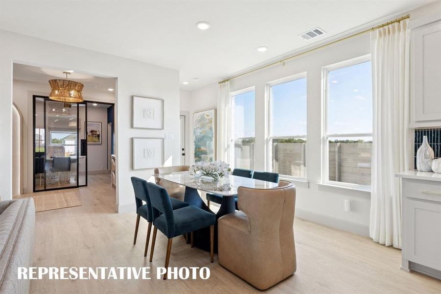 Whether it's lively dinner parties or cozy family meals, this dining room fits all occasions! REPRESENTATIVE PHOTO Whether it's lively dinner parties or cozy family meals, this dining room fits all occasions! REPRESENTATIVE PHOTO