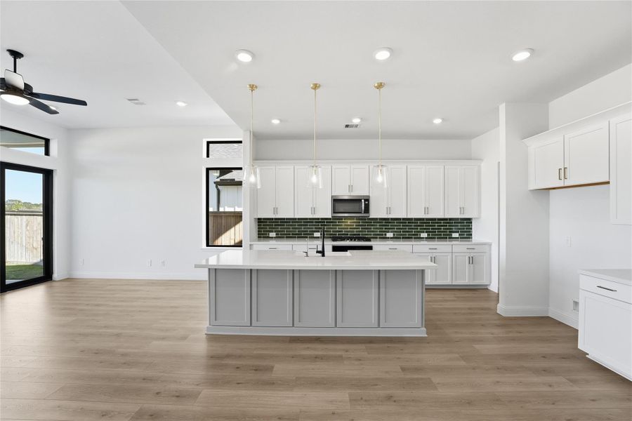 Furnished interior view inside a new home in , Cypress (Image 7).