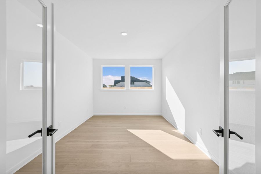 Spacious, unfurnished interior of a new home in The Grand Prairie 50’, Hockley (Image 34). Spacious, unfurnished interior of a new home in The Grand Prairie 50’, Hockley (Image 34).