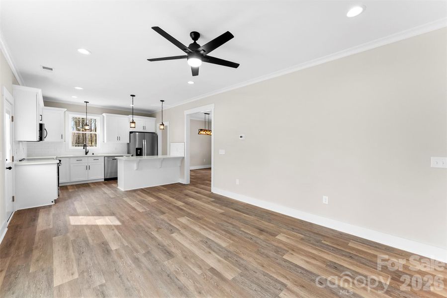 Spacious, unfurnished interior of a new home in , New London (Image 28).