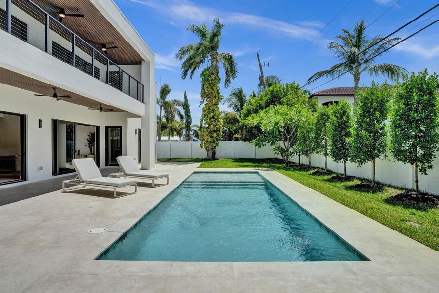 Front exterior of a new home in , Lighthouse Point, FL, highlighting curb appeal (Image 26).