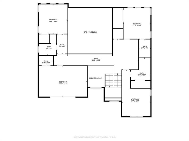 2D floor plan layout of this home in , Dallas, TX (Image 6).