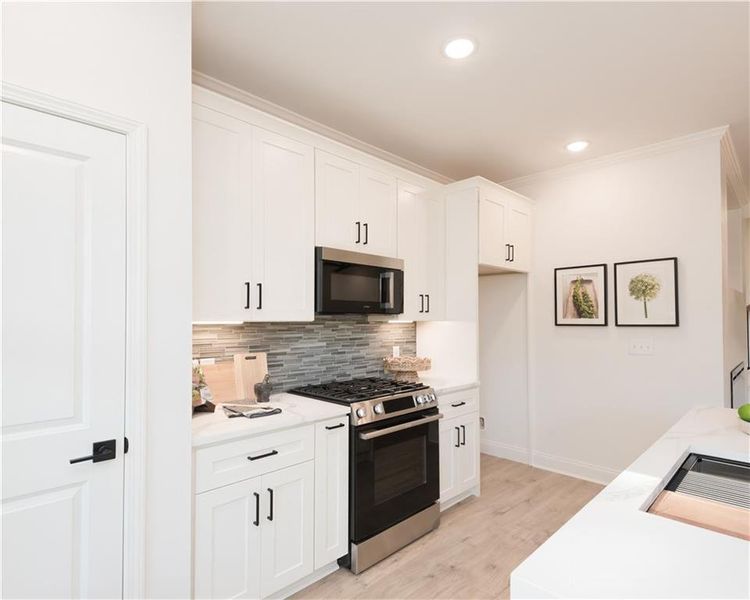 Furnished interior view inside a new home in , Snellville (Image 26).