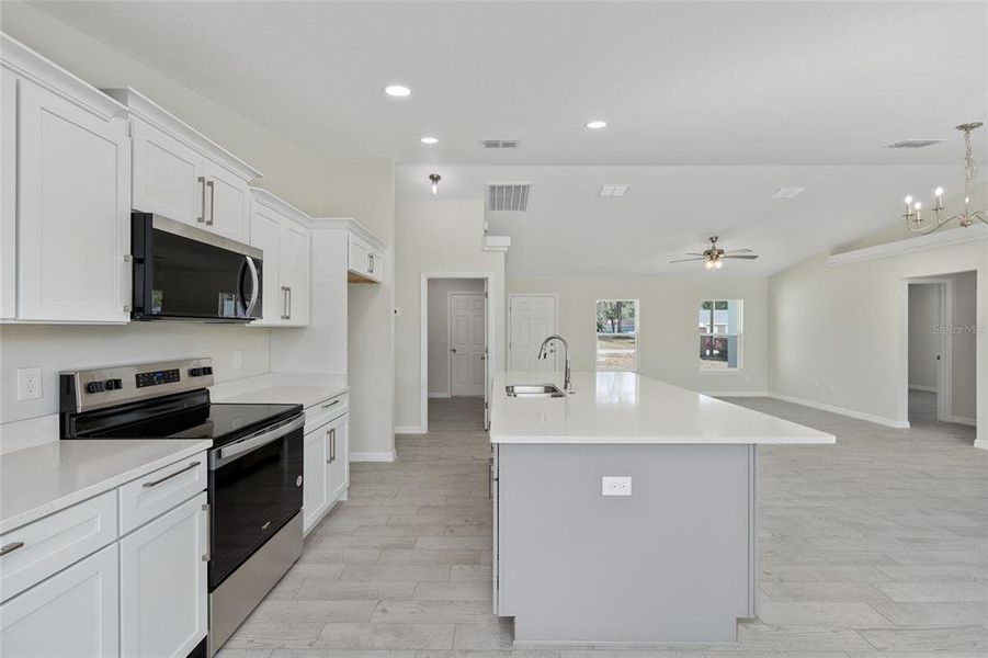 Furnished interior view inside a new home in , Ocala (Image 9).