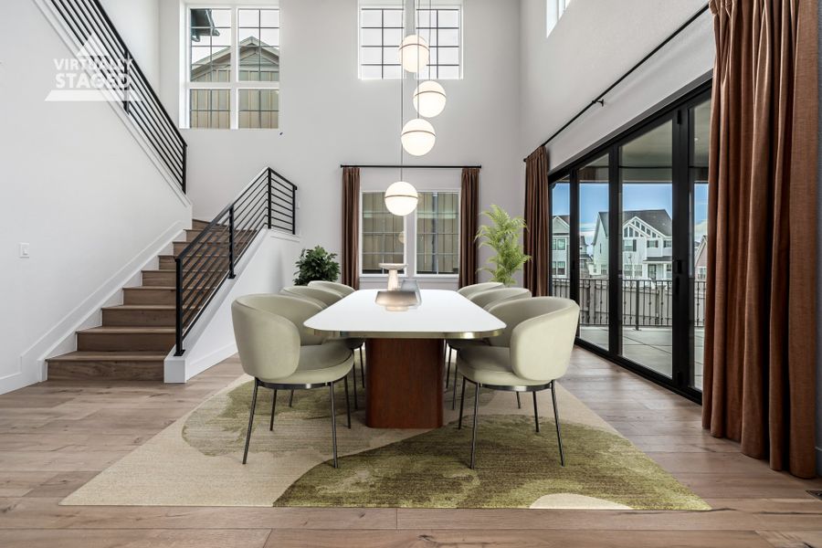 Furnished interior view inside a new home in Westerly, Erie (Image 5).