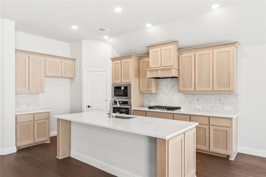Furnished interior view inside a new home in Painted Tree Woodland District 50, McKinney (Image 15).